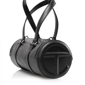 Telfar Black Round Satchel